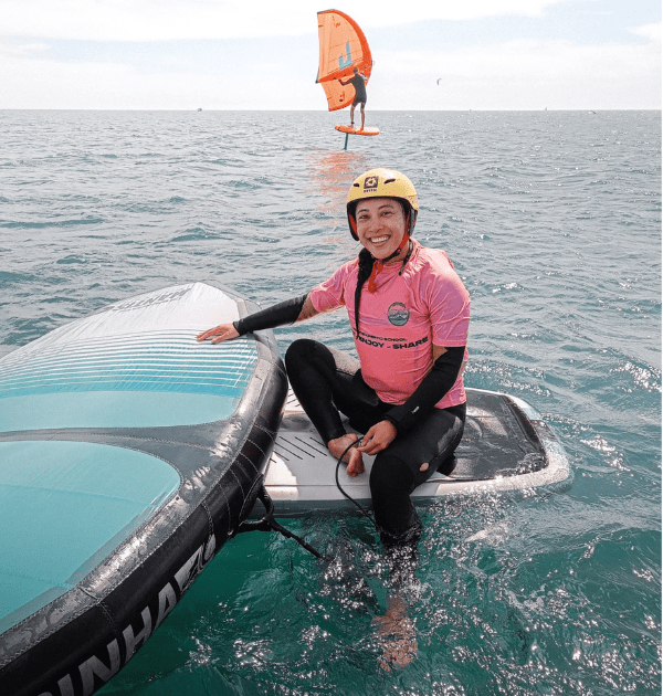 leanrning wing with our instructor tomas