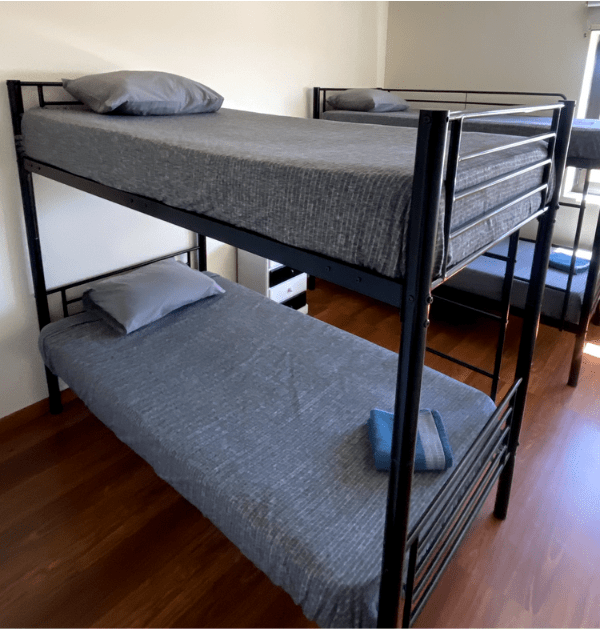 our surf camp bedroom